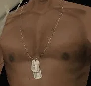 Clothing index 0: dogtag (neck)